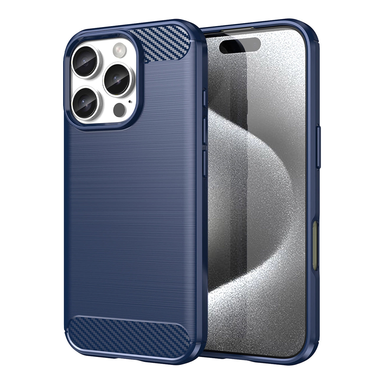 Carbon Case for iPhone 16 Pro - Blue_0