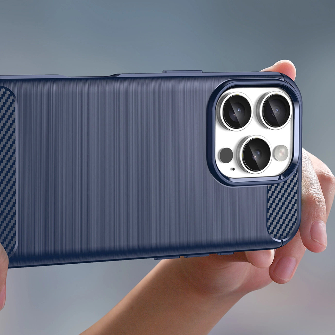 Carbon Case for iPhone 16 Pro - Blue_5