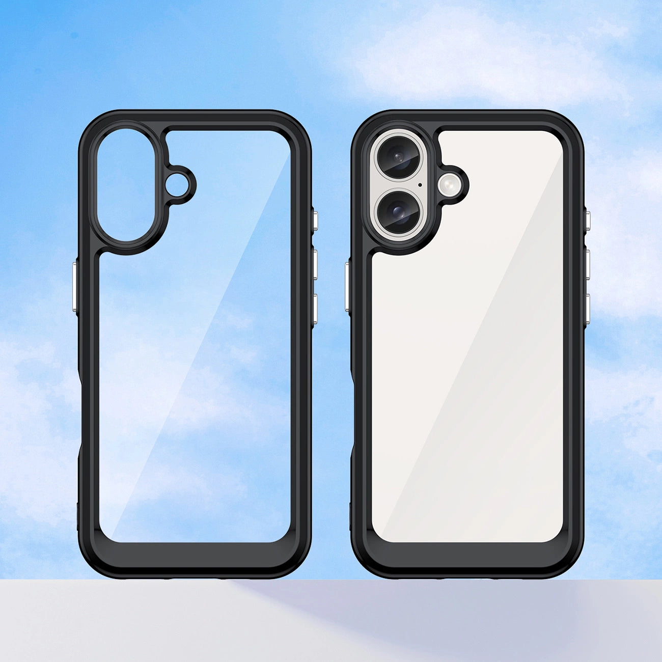 Outer Space Case with Gel Frame for iPhone 16 - Black_7