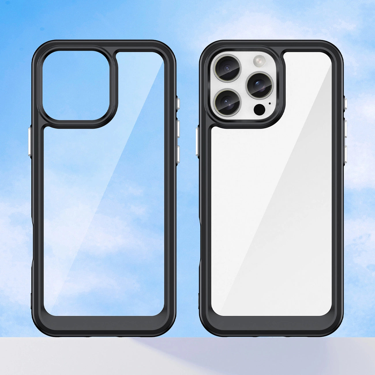 Outer Space Case with Gel Frame for iPhone 16 Pro - Black_7