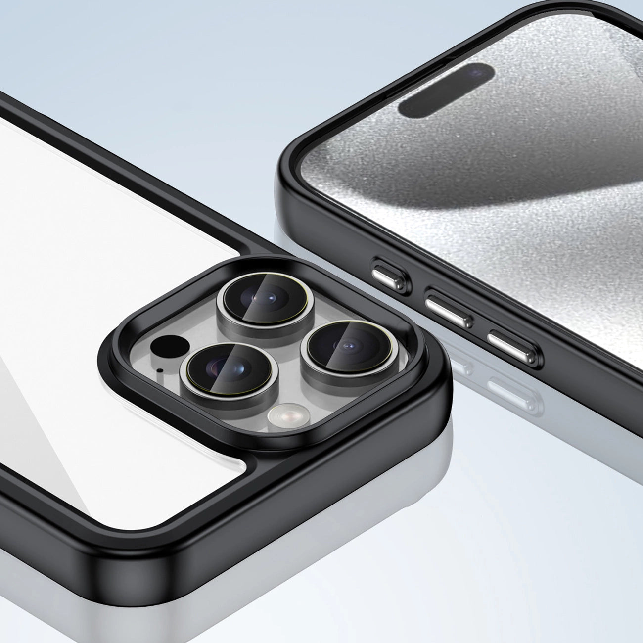 Outer Space Case with Gel Frame for iPhone 16 Pro Max - Black_5