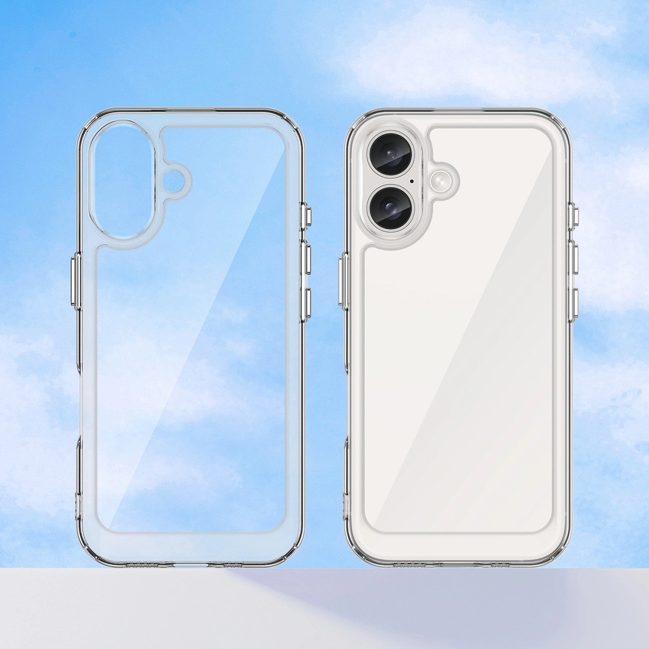 Outer Space Case with Gel Frame for iPhone 16 Plus - Clear_7