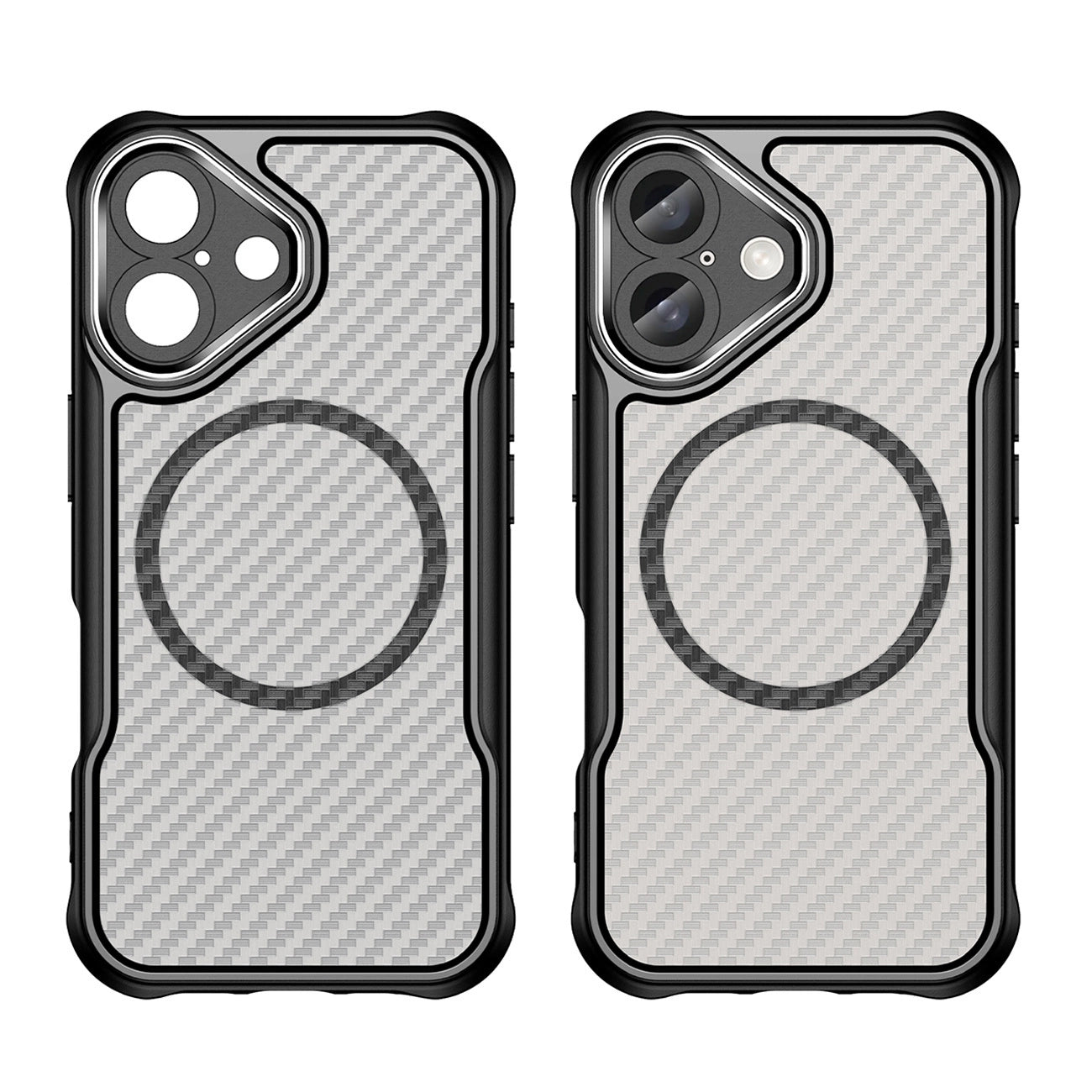 Leading Series MagSafe Silicone Case for iPhone 16 - Black_1