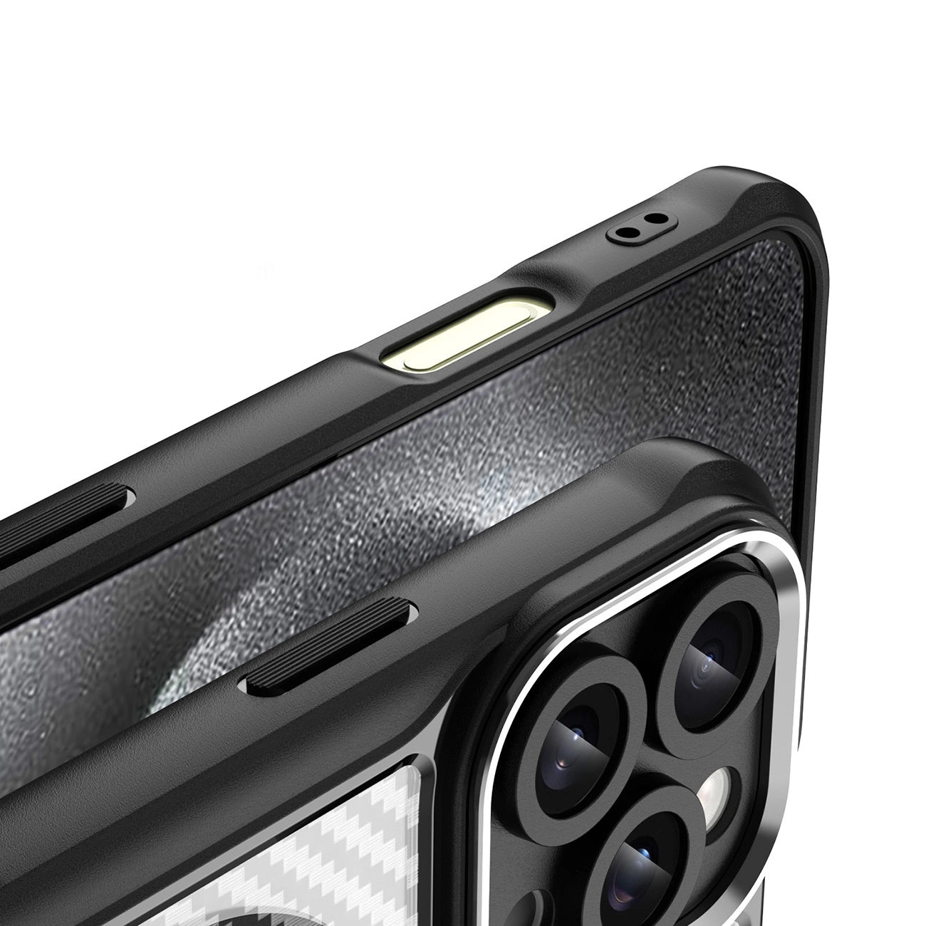 Leading Series MagSafe Silicone Case for iPhone 16 Pro Max - Black_7