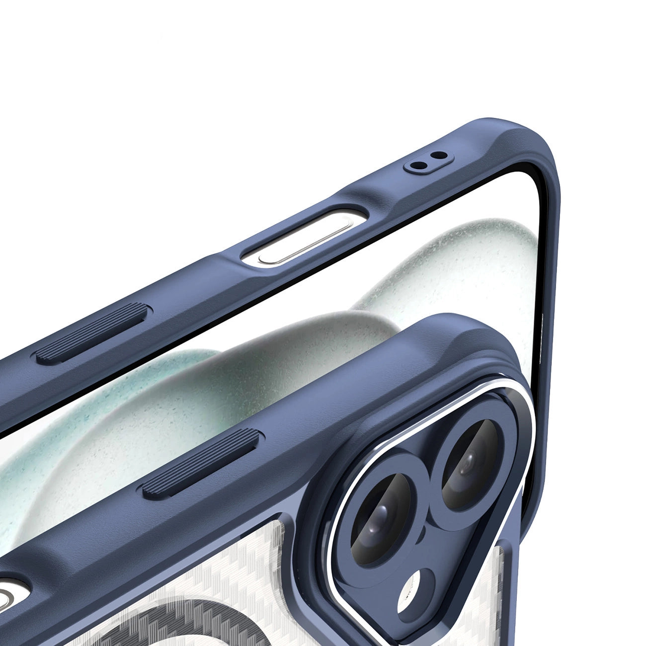 Leading Series MagSafe Silicone Case for iPhone 16 Plus - Blue_6