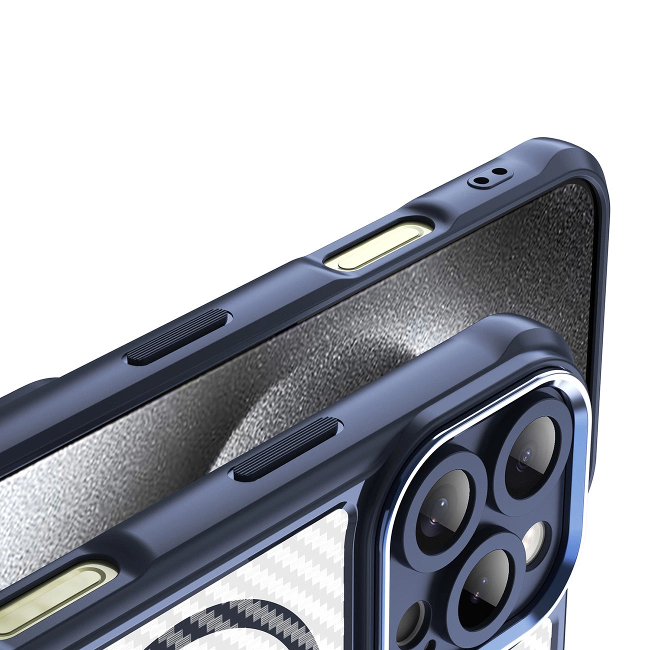 Leading Series MagSafe Silicone Case for iPhone 16 Pro Max - Blue_7
