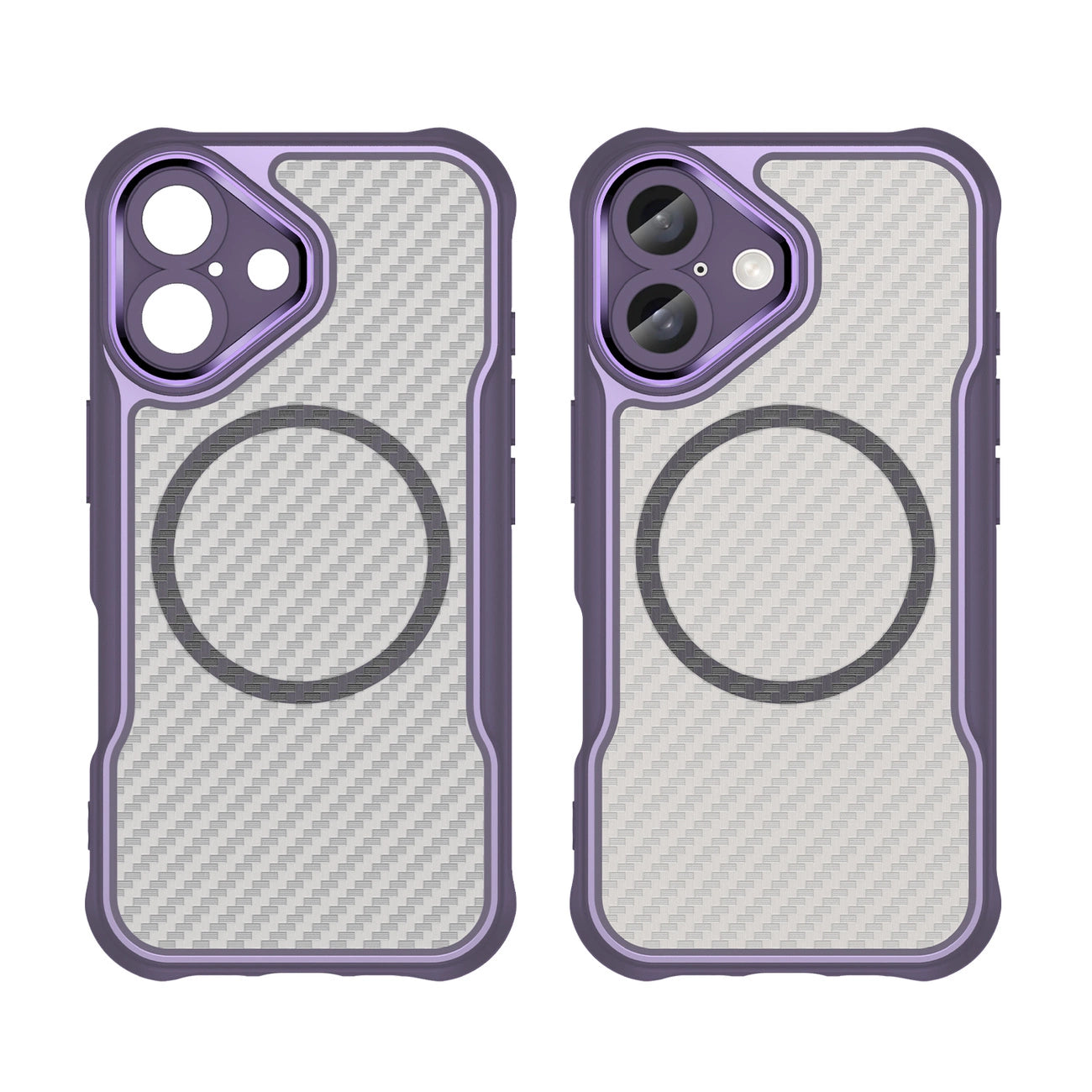 Leading Series MagSafe Silicone Case for iPhone 16 - Purple_1