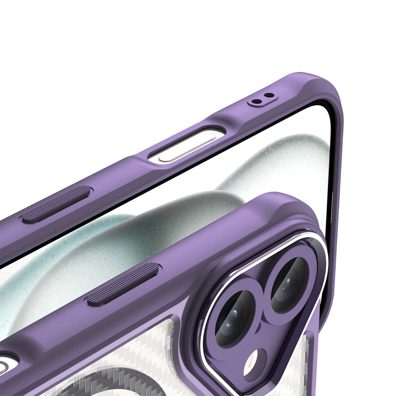 Leading Series MagSafe Silicone Case for iPhone 16 Plus - Purple_7