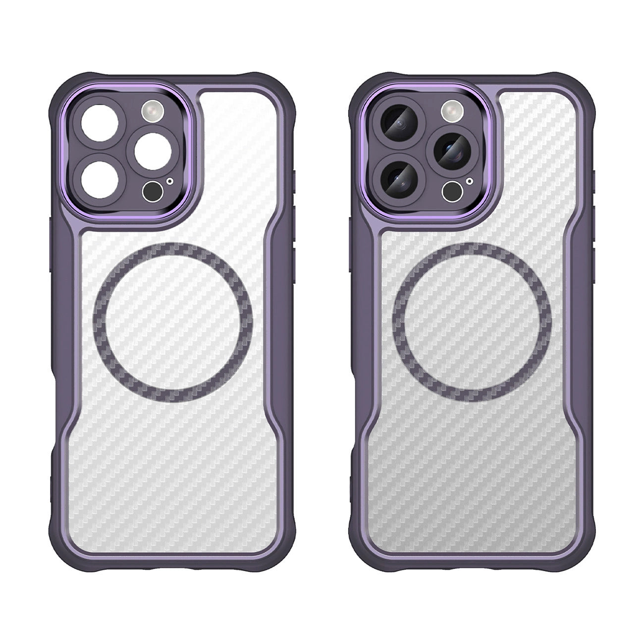 Leading Series MagSafe Silicone Case for iPhone 16 Pro - Purple_1