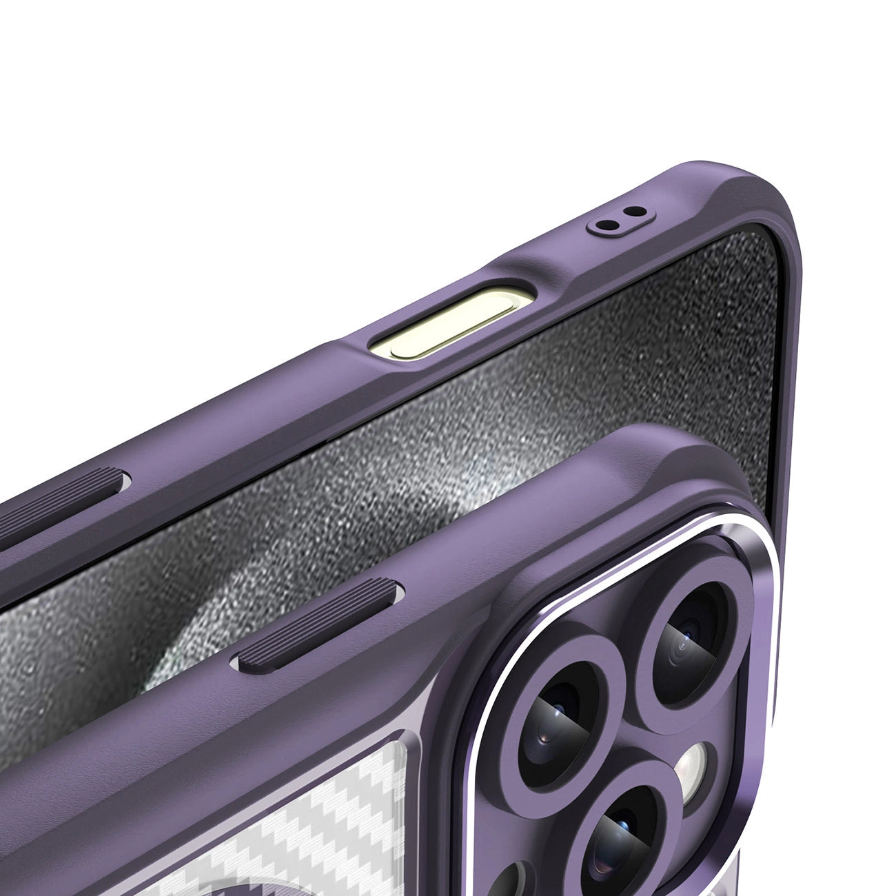 Leading Series MagSafe Silicone Case for iPhone 16 Pro - Purple_6