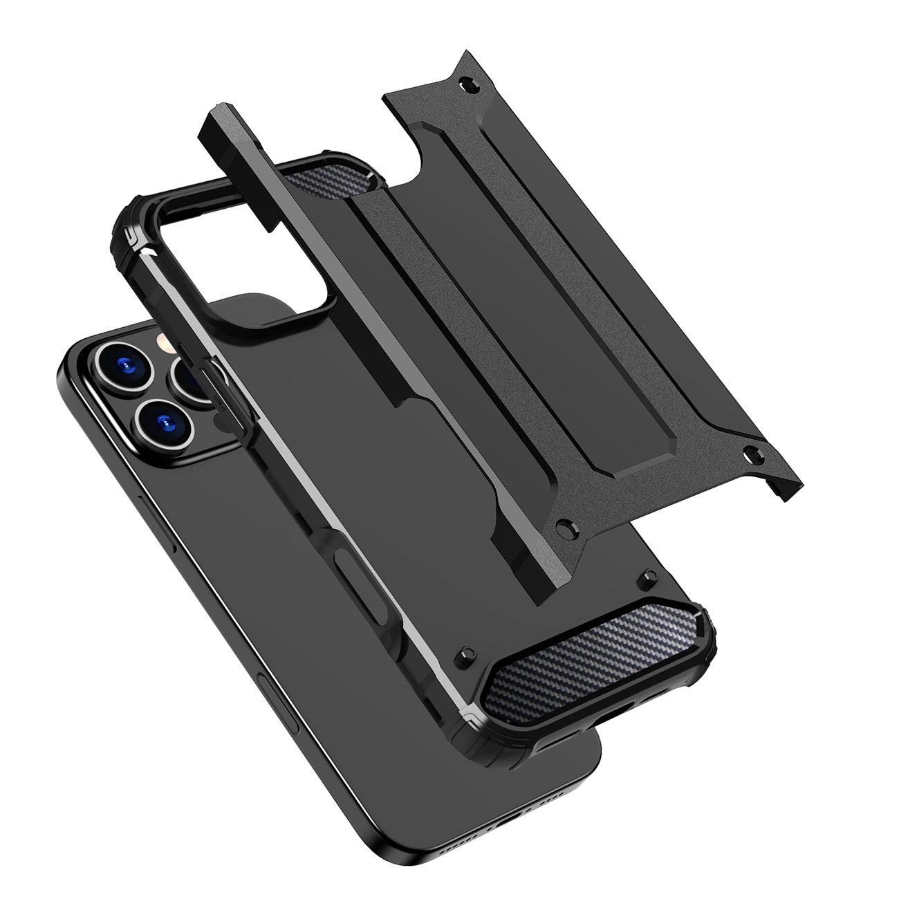 Hybrid Armor iPhone 16 Pro Case - Black_6