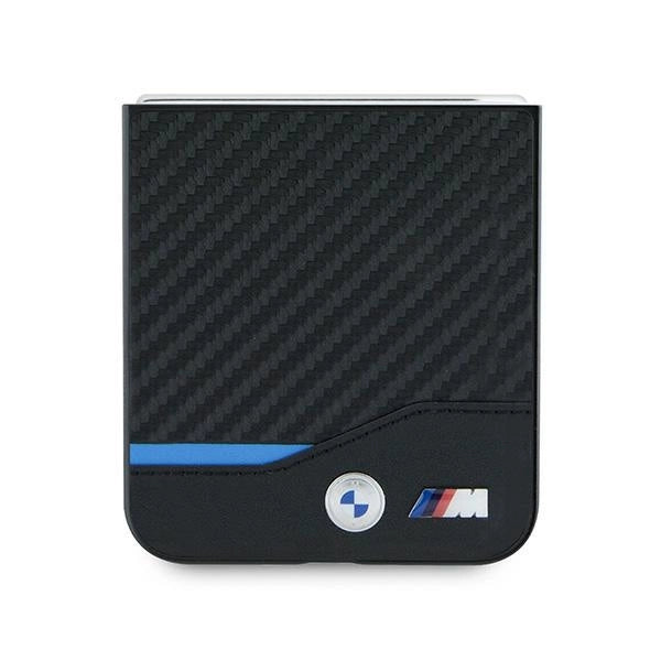 BMW Carbon Blue Line Case for Samsung Galaxy Z Flip 6 - Black_4