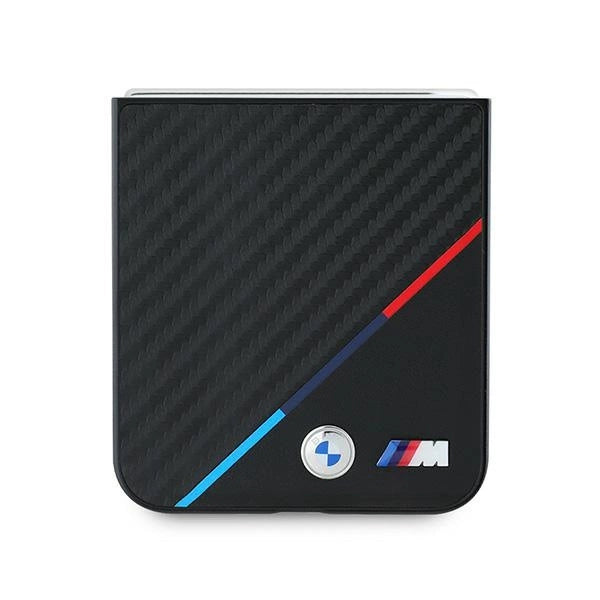 BMW Carbon Tricolor Case for Samsung Galaxy Z Flip 6 - Black_4