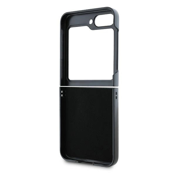 DKNY Repeat Pattern Stack Logo Case for Samsung Galaxy Z Flip6 - Black_6