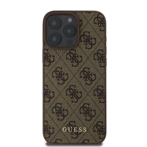 Guess 4G Classic iPhone 16 Pro Case - Brown_2