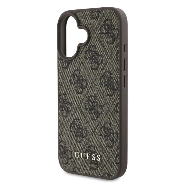 Guess 4G Classic iPhone 16 Case - Brown_3