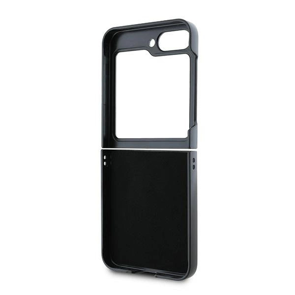 Guess Leather 4G Metal Logo Case for Samsung Galaxy Z Flip 6 - Brown_6