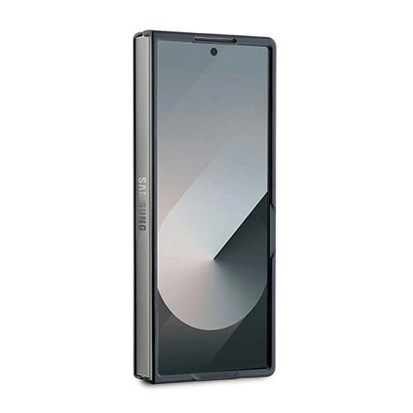 Guess Leather 4G Metal Logo Case for Samsung Galaxy Z Fold 6 - Brown_2