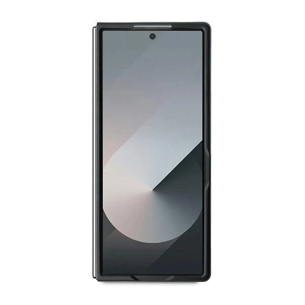 Guess Leather 4G Metal Logo Case for Samsung Galaxy Z Fold 6 - Brown_3