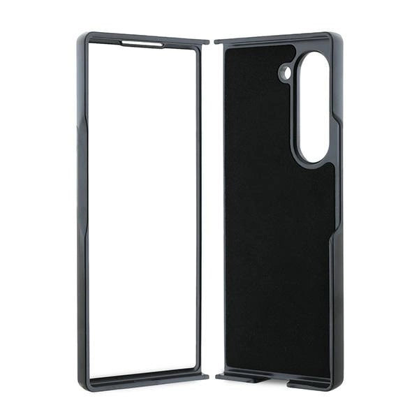 Guess Leather 4G Metal Logo Case for Samsung Galaxy Z Fold 6 - Brown_5