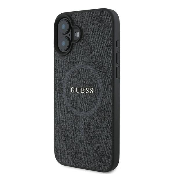 Guess 4G Ring Classic Logo MagSafe case for iPhone 16 Plus - black_1