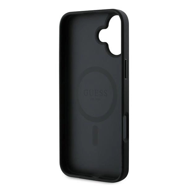 Guess 4G Ring Classic Logo MagSafe case for iPhone 16 Plus - black_6
