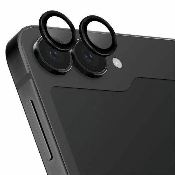 Uniq Optix Auminium Tempered Glass for Lens with Applicator for Samsung Galaxy Z Flip 6 - Black_0