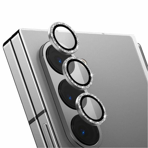Uniq Optix Auminium Tempered Glass for Lens with Applicator for Samsung Galaxy Z Fold 6 - Silver_0
