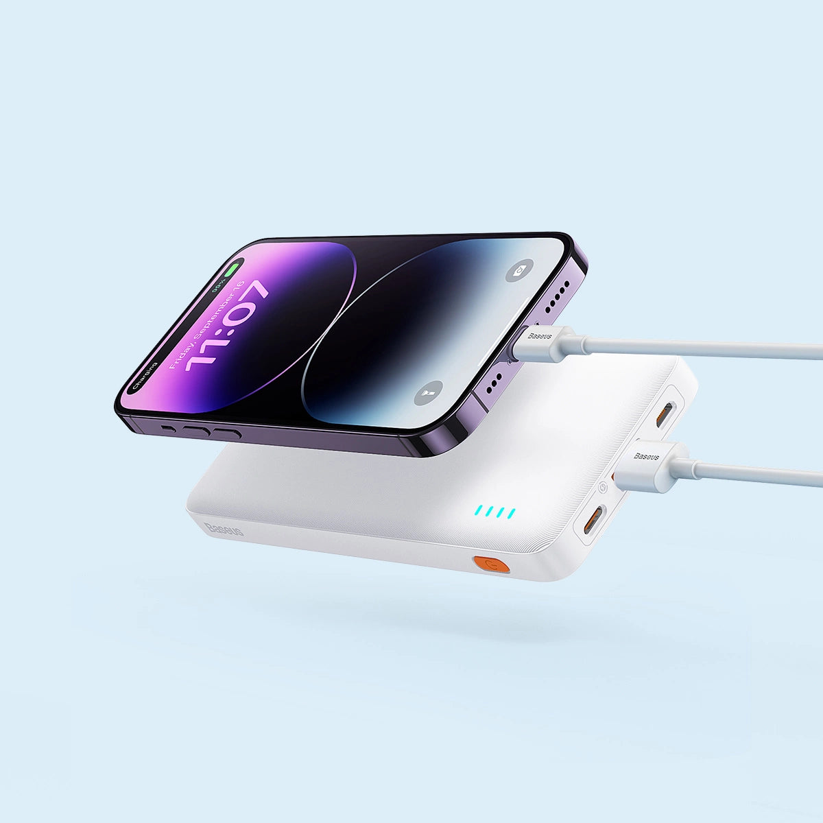 Baseus Airpow 20W 10000mAh Power Bank with Baseus Simple Series USB-A - USB-C 30 cm Cable - White_20