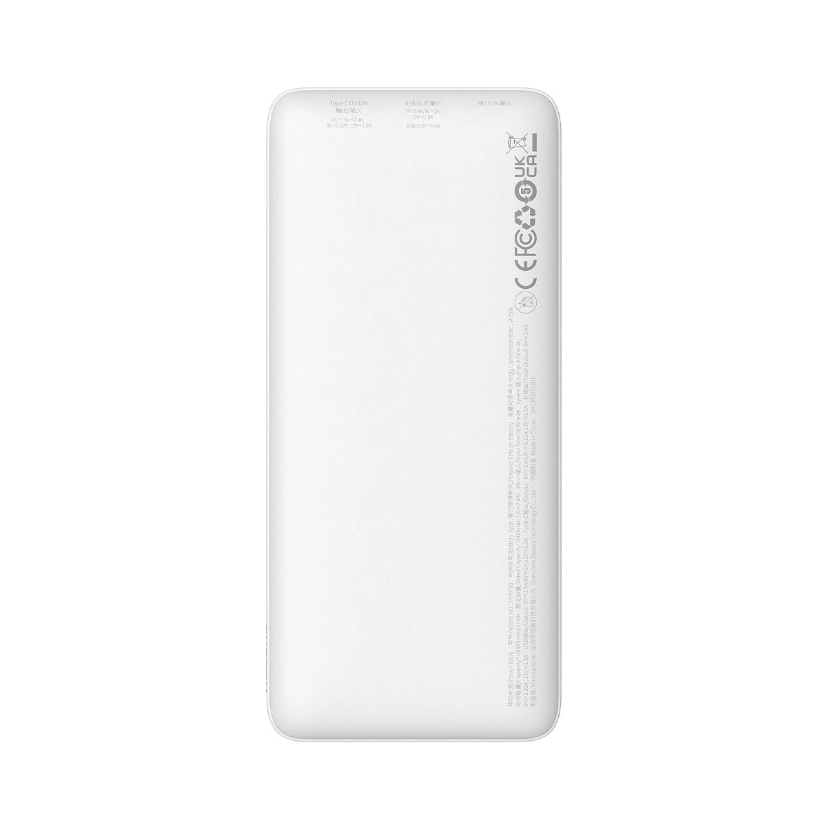 Baseus Airpow 20W 10000mAh Power Bank with Baseus Simple Series USB-A - USB-C 30 cm Cable - White_4