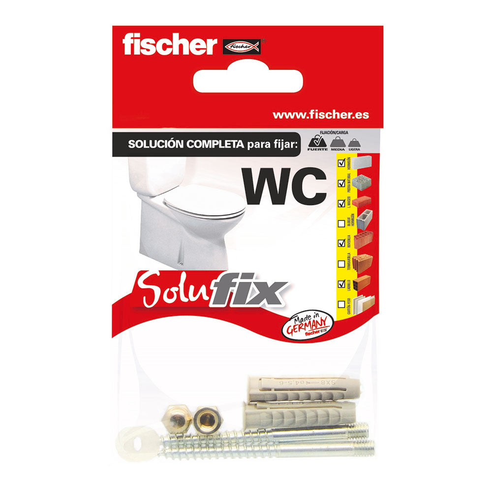 Kit fixação wc 569819 solufix fischer_0