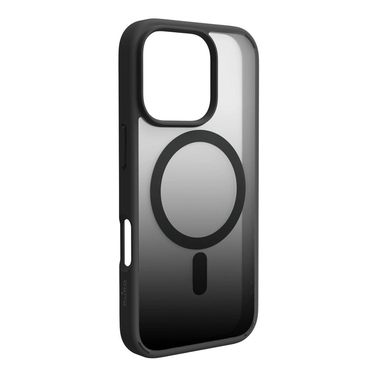 Puro Gradient MagSafe Silicone Case for iPhone 16 Pro - Black_0
