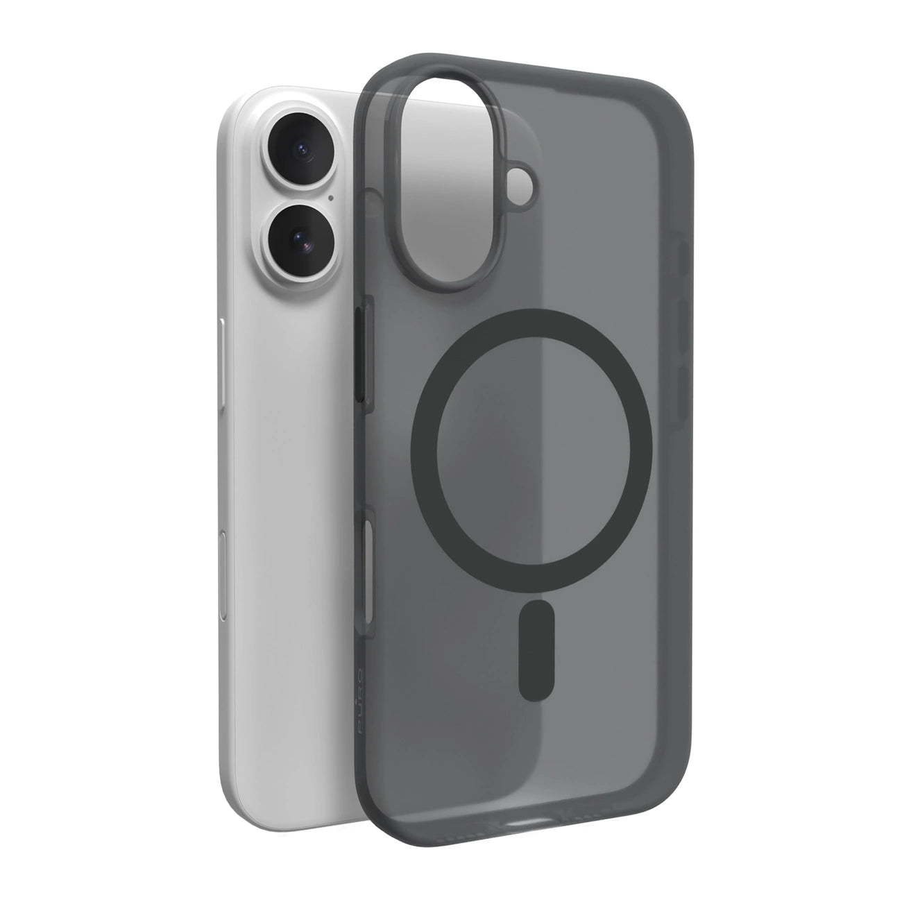 Puro Daylight MagSafe Silicone Case for iPhone 16 Plus - Black_0