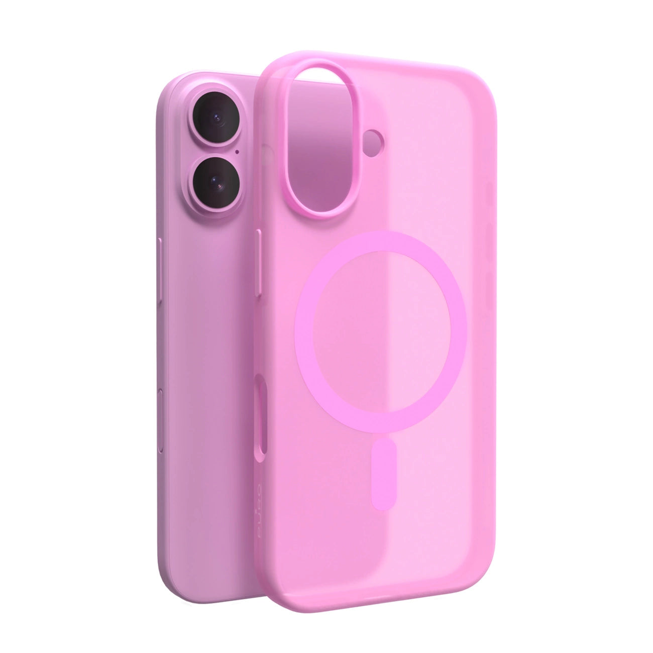 Puro Daylight MagSafe Silicone Case for iPhone 16 - Pink_0