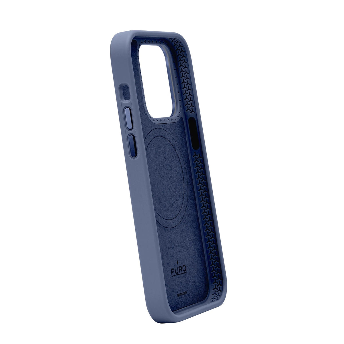 Puro Icon Mag Pro MagSafe Silicone Case for iPhone 15 Pro Max - Dark Blue_2