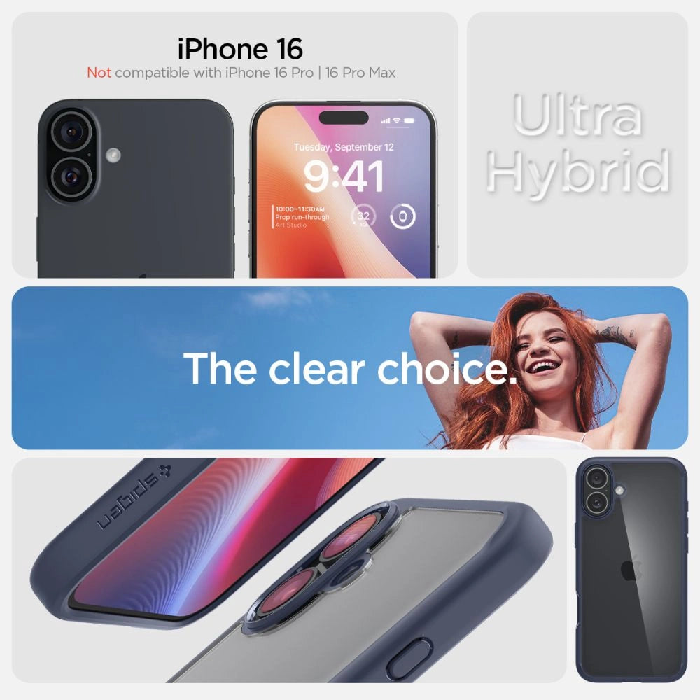 Spigen Ultra Hybrid MagSafe for iPhone 16 - Blue_4
