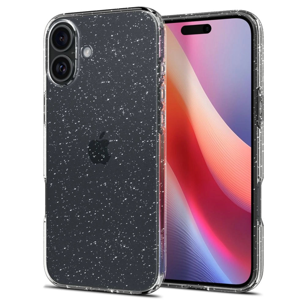 Spigen Liquid Crystal iPhone 16 Case - Clear Glitter_1
