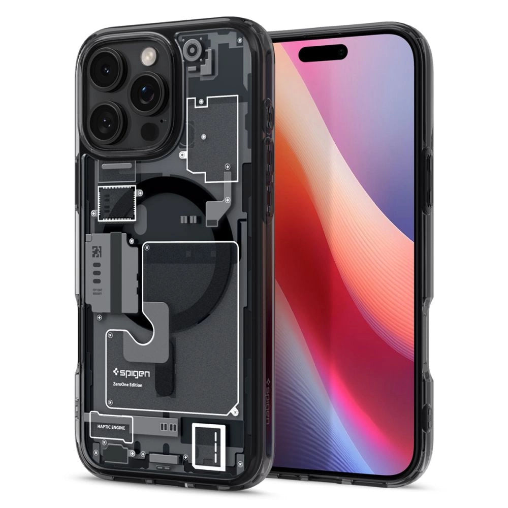 Spigen Ultra Hybrid Mag Zero One Case with MagSafe for iPhone 16 Pro - Dark Gray_4