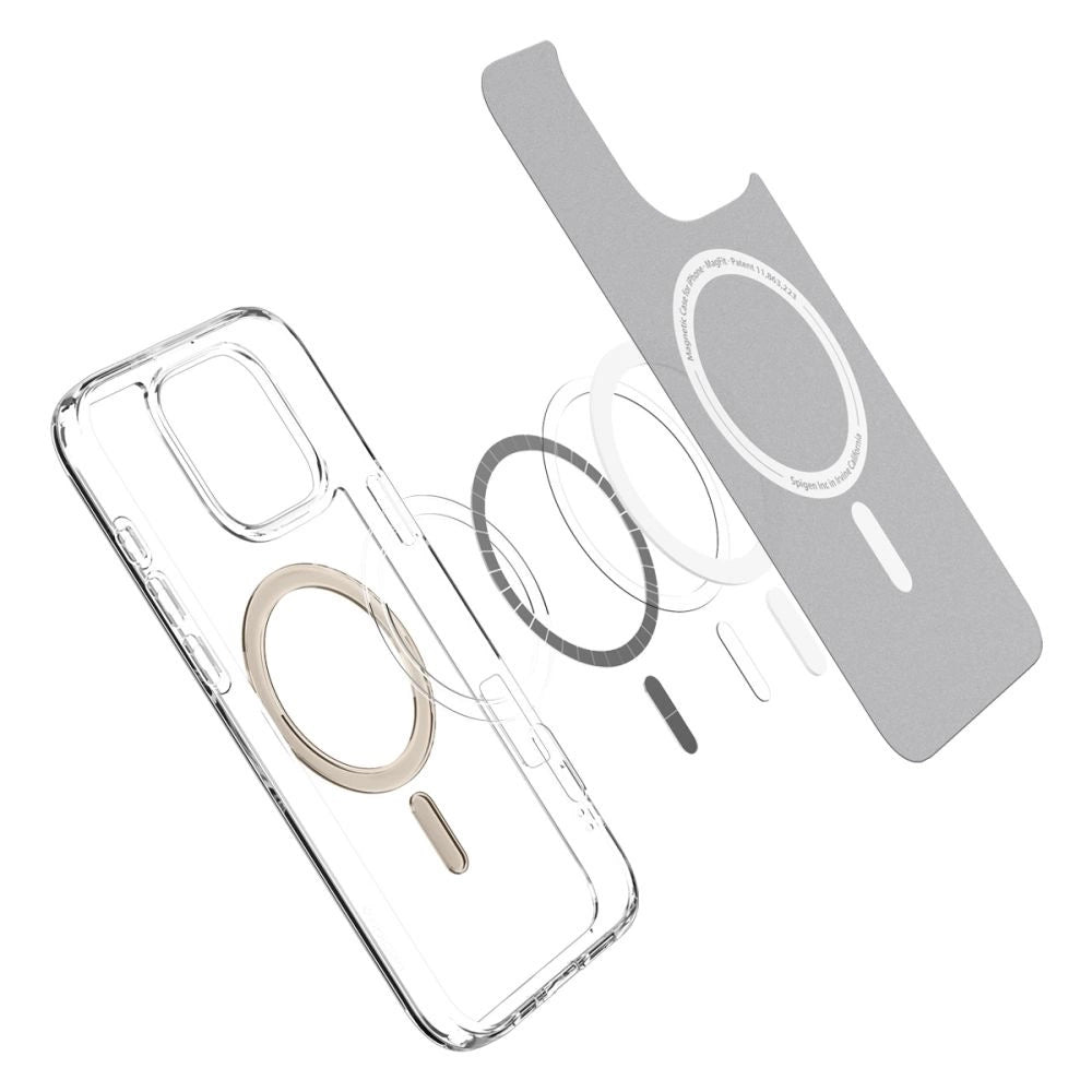 Spigen Ultra Hybrid Mag Case with MagSafe for iPhone 16 Pro - Gold_4