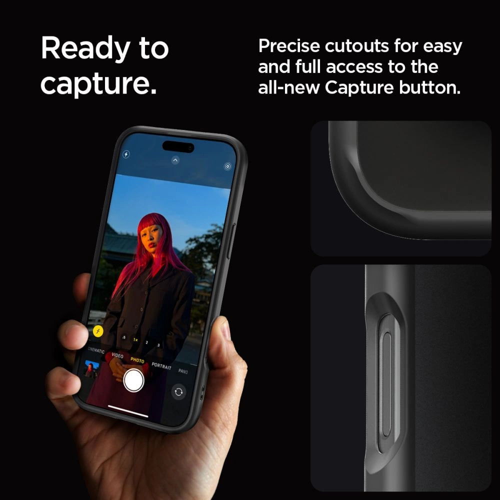 Spigen Ultra Hybrid iPhone 16 Pro Case - Black_9