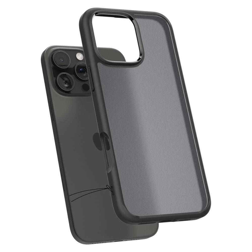 Spigen Ultra Hybrid iPhone 16 Pro Case - Black_3