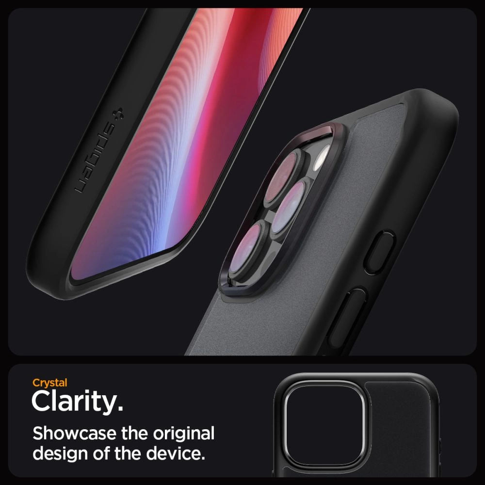 Spigen Ultra Hybrid iPhone 16 Pro Case - Black_8