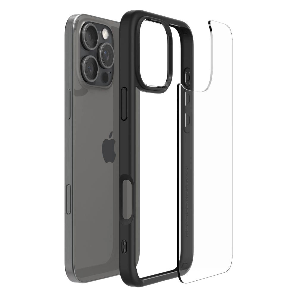 Spigen Ultra Hybrid iPhone 16 Pro Case - Matte Black_8