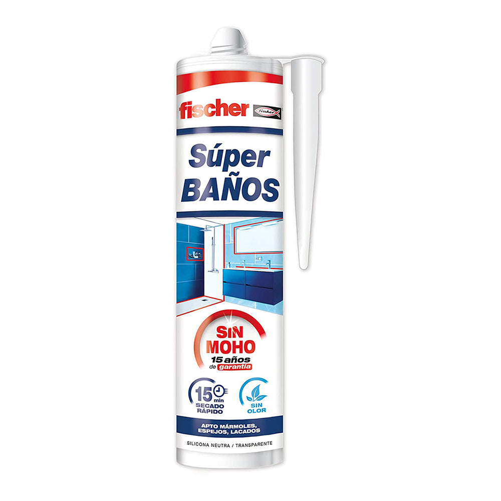 Super wc silicone branco anti-fungos sem odor 280ml 563064 fischer_0