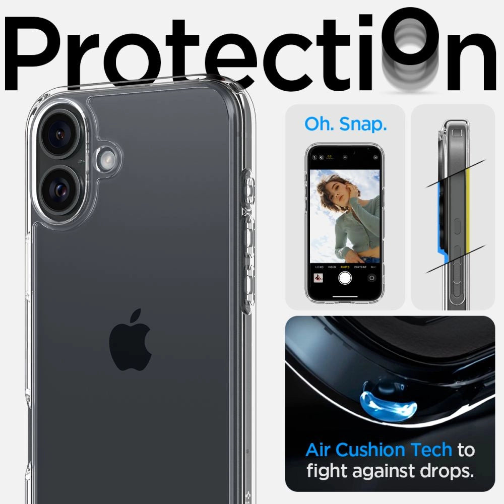 Spigen Ultra Hybrid iPhone 16 Plus Case - Clear_10