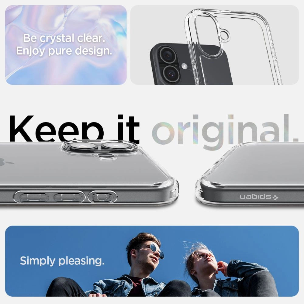 Spigen Ultra Hybrid iPhone 16 Plus Case - Clear_8