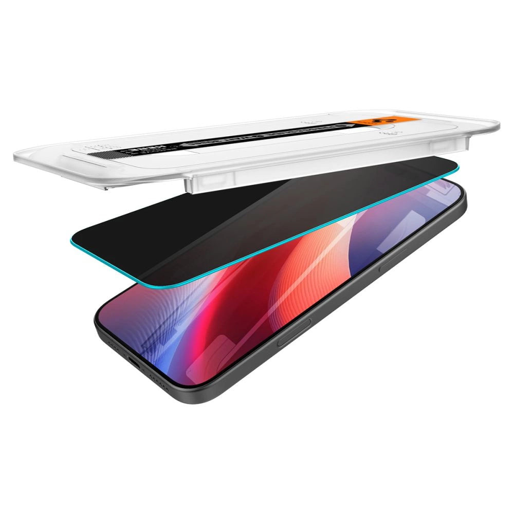 Spigen Glas.tR EZ Fit Privacy Tempered Glass for iPhone 16 Pro Max - 2 pcs._5