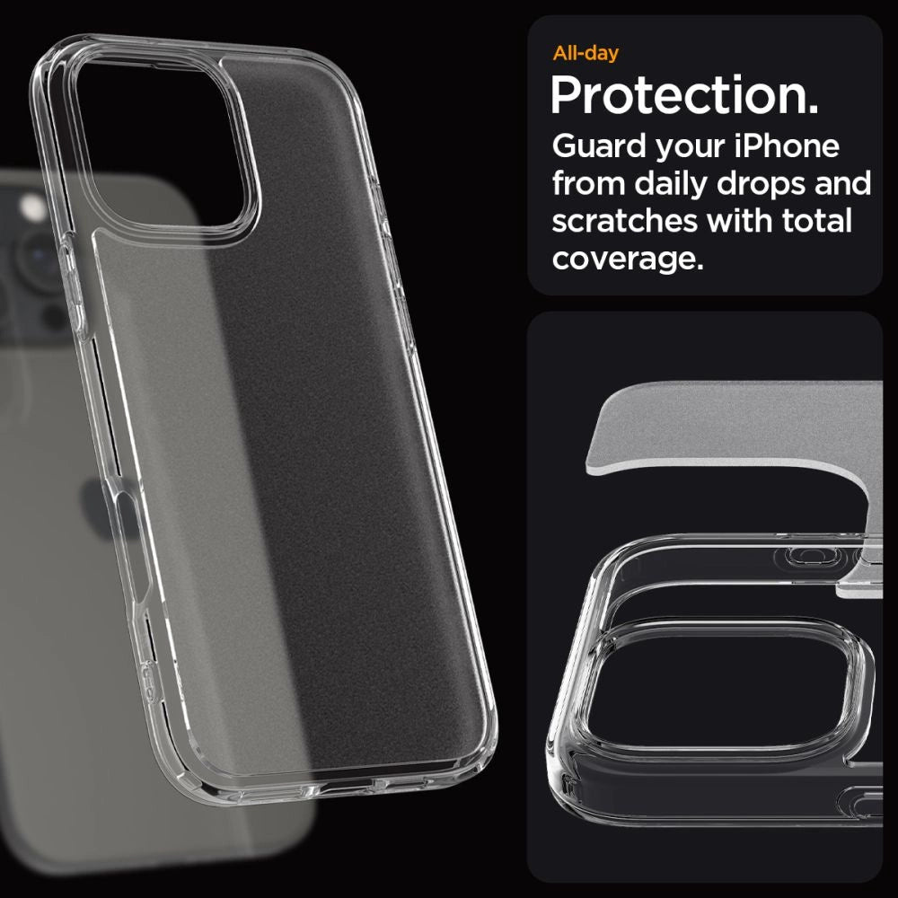 Spigen Ultra Hybrid Case for iPhone 16 Pro Max - Clear_12