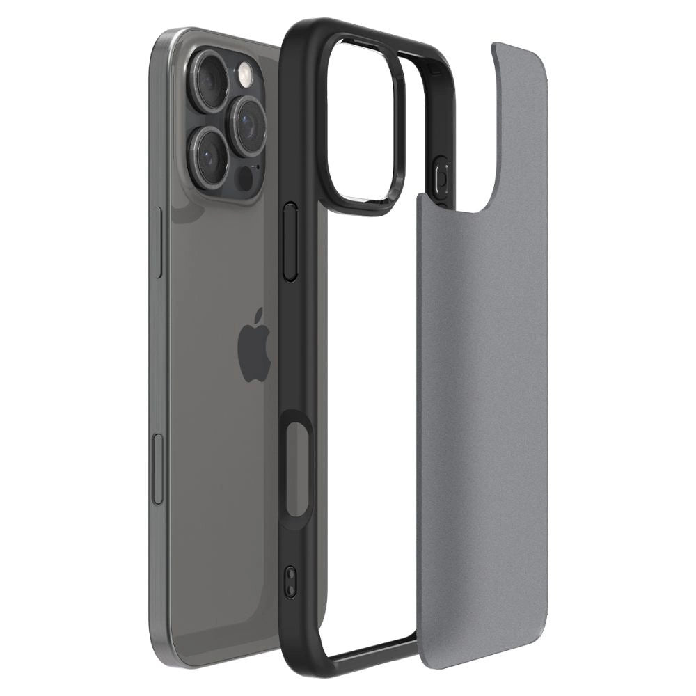 Spigen Ultra Hybrid Case for iPhone 16 Pro Max - Black_6