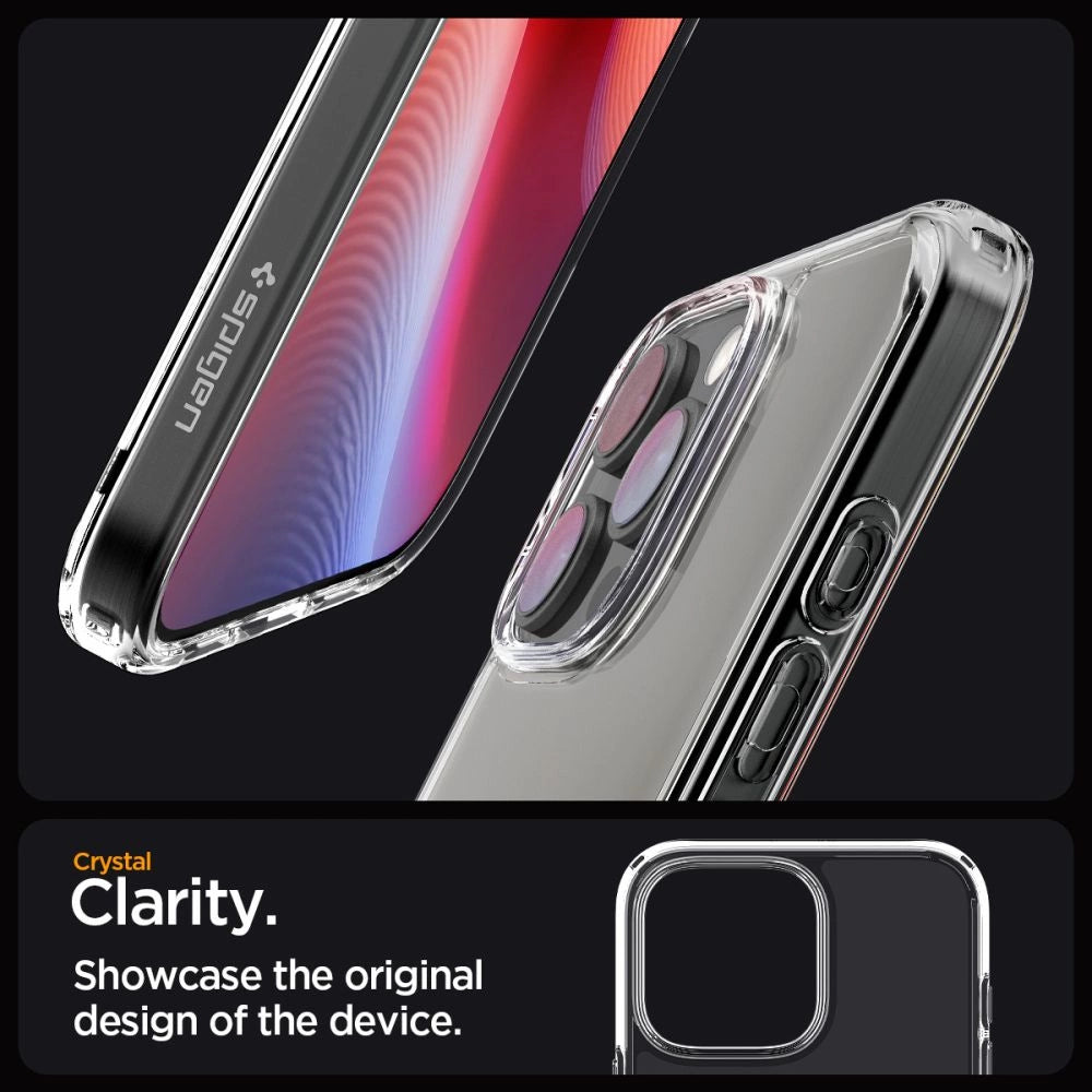 Spigen Ultra Hybrid Case for iPhone 16 Pro Max - Clear_9